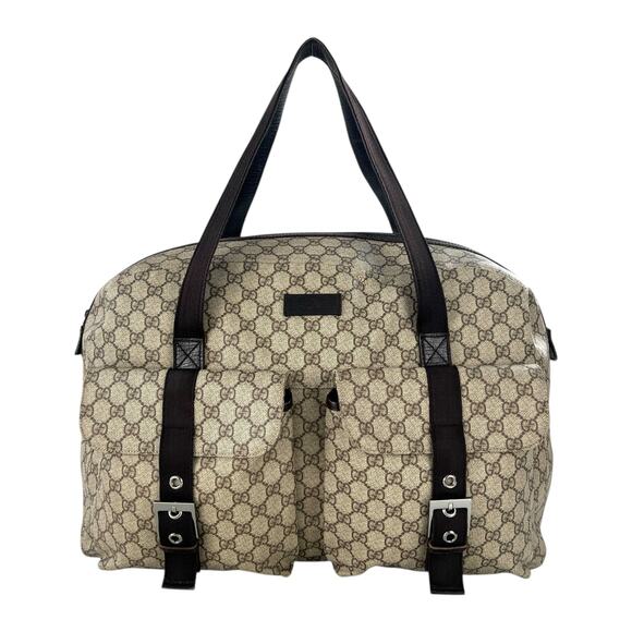 Gucci Monogram Duffle Bag - Picture 1 of 7